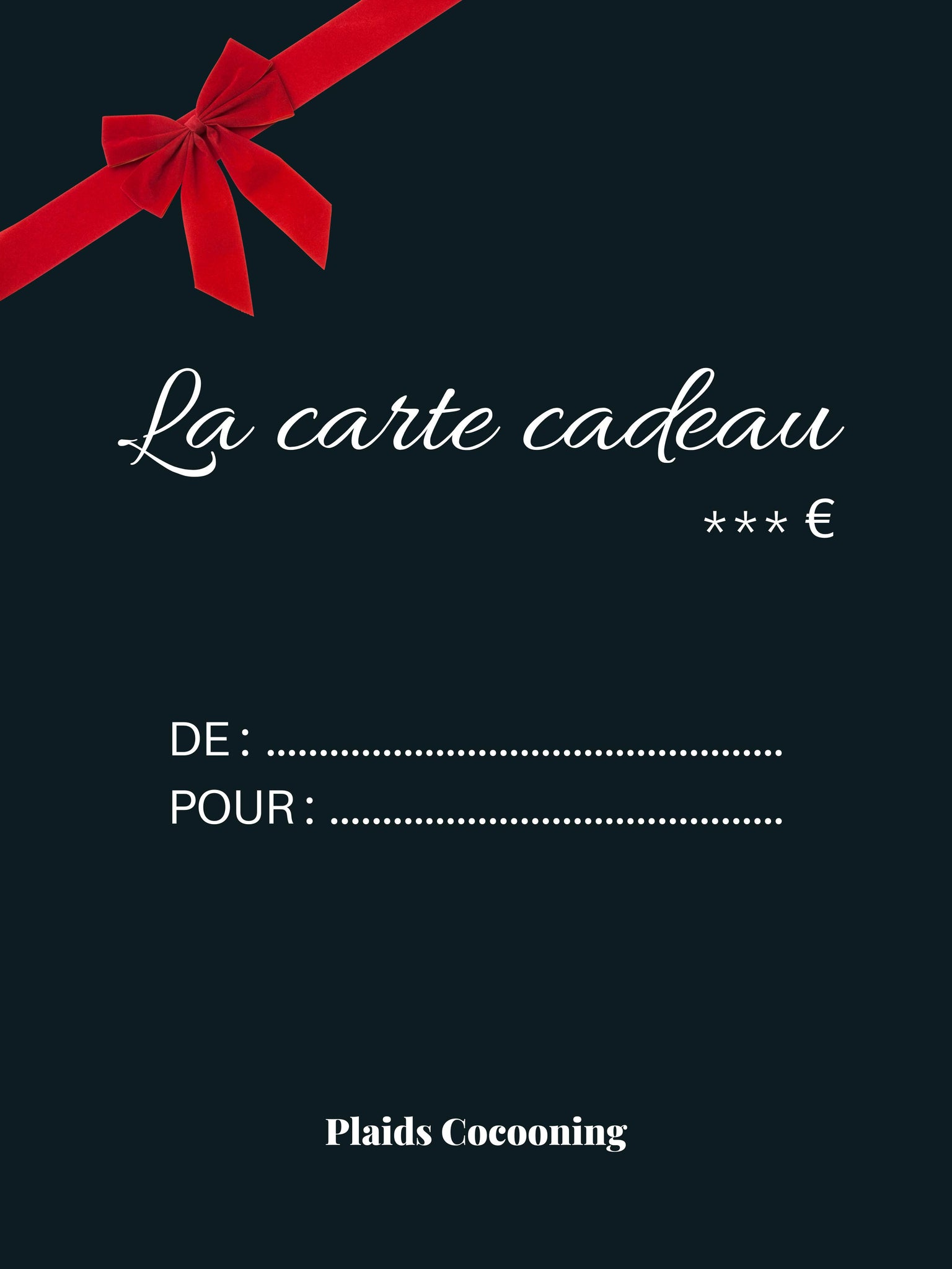 Carte cadeau - Offrez de la douceur thumbnail 1
