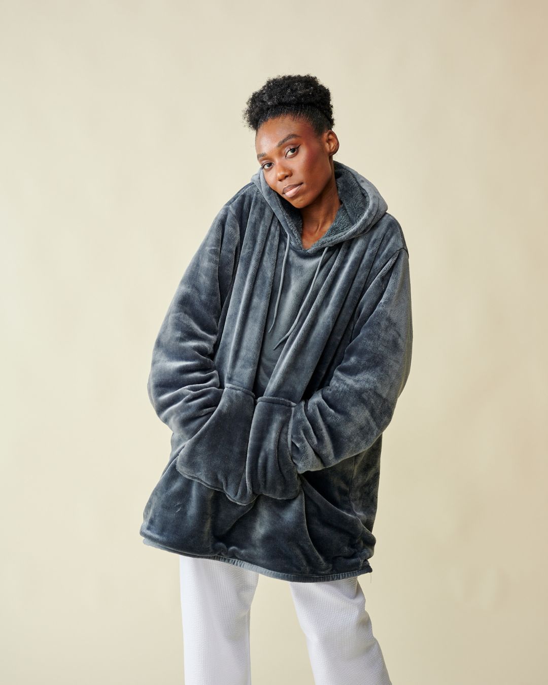 Pull Plaid - Chill Gris Foncé thumbnail 1