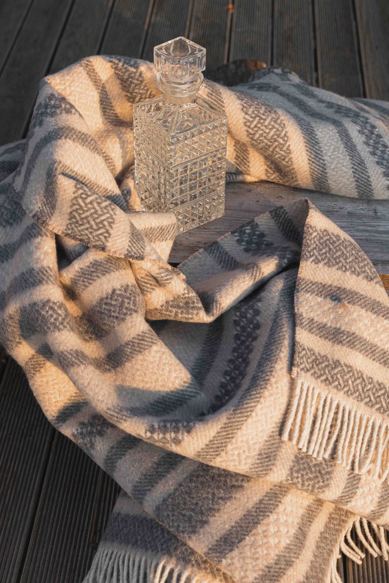 Plaid Laine Erik Gris thumbnail 3