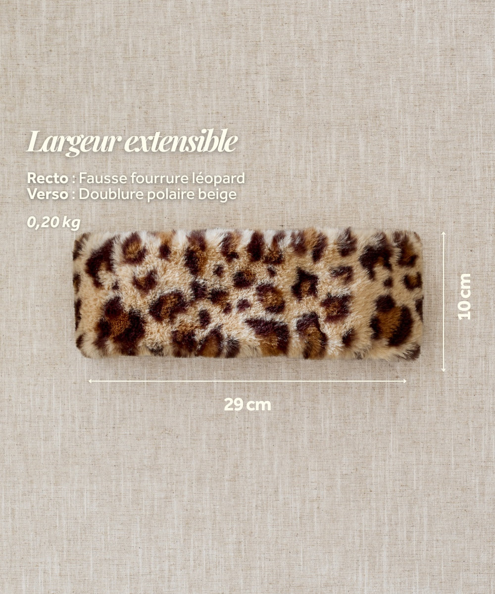 Bandeau Fourrure - Léopard thumbnail 4