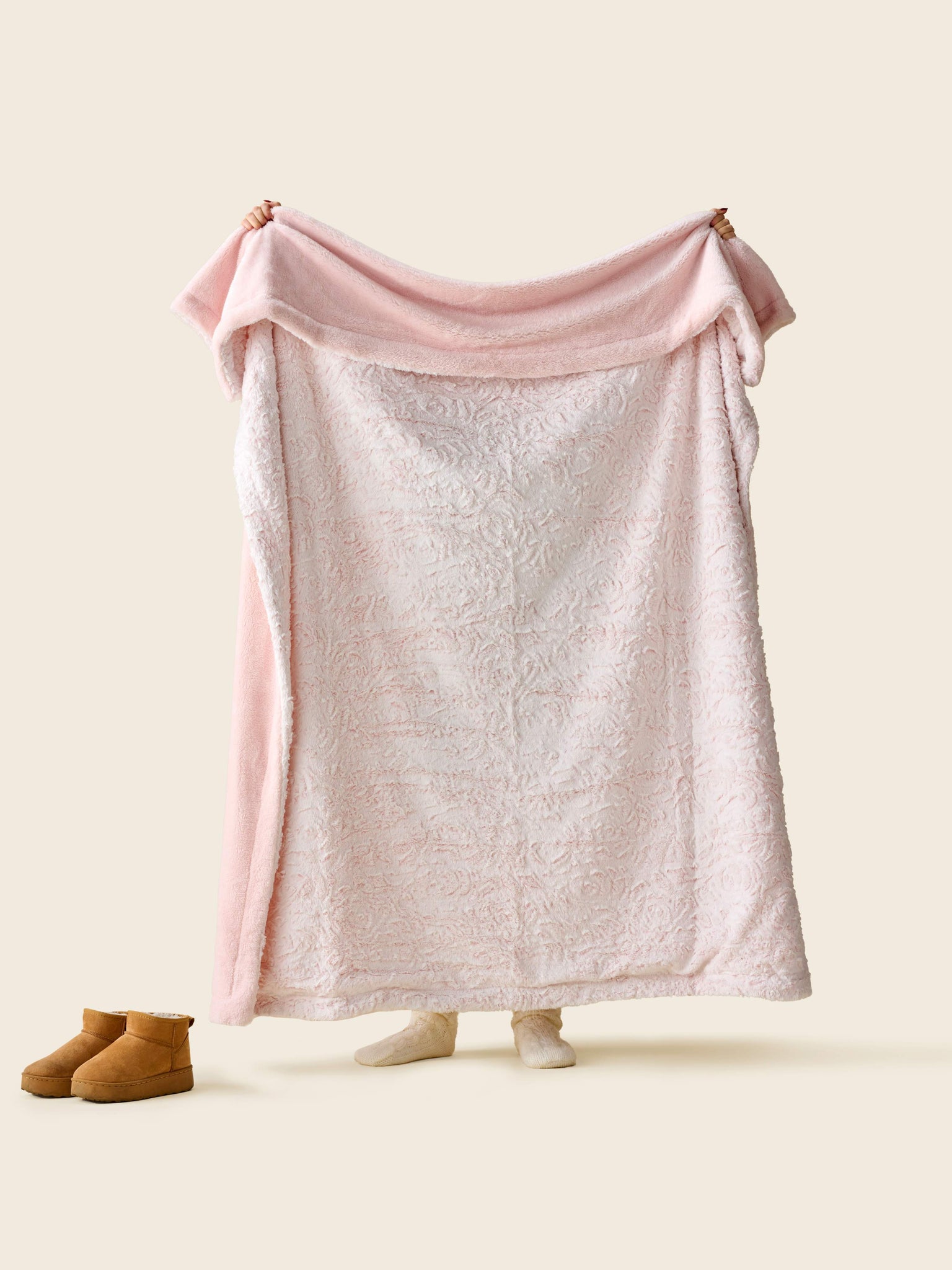 Plaid Bouton de roses thumbnail 2