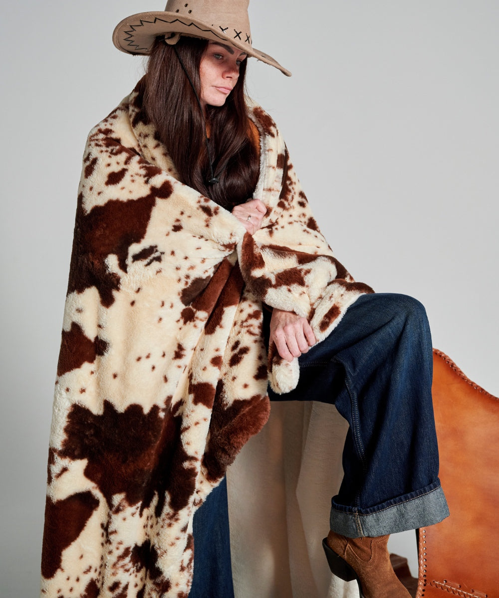 Plaid polaire Cow - Motif Vache thumbnail 4