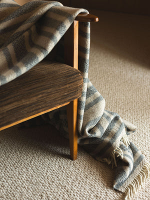 Plaid Laine Erik Gris thumbnail 1