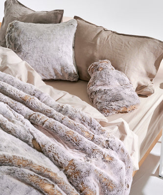 Coussin Fausse Fourrure - Frisson Naturel thumbnail 2