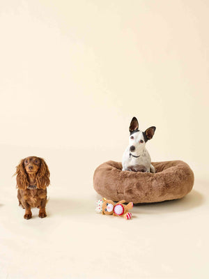 Panier pour chien - Fourrure Marron thumbnail 3